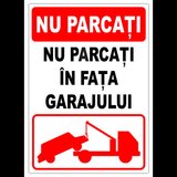Indicator pentru interzicerea parcari in fata garajului